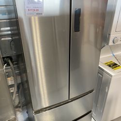 Haier Stainless Steel 15.3 Cu. Ft. French Door Refrigerator 