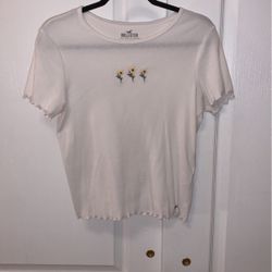 WOMENS HOLISTER TSHIRT (MEDIUM) 