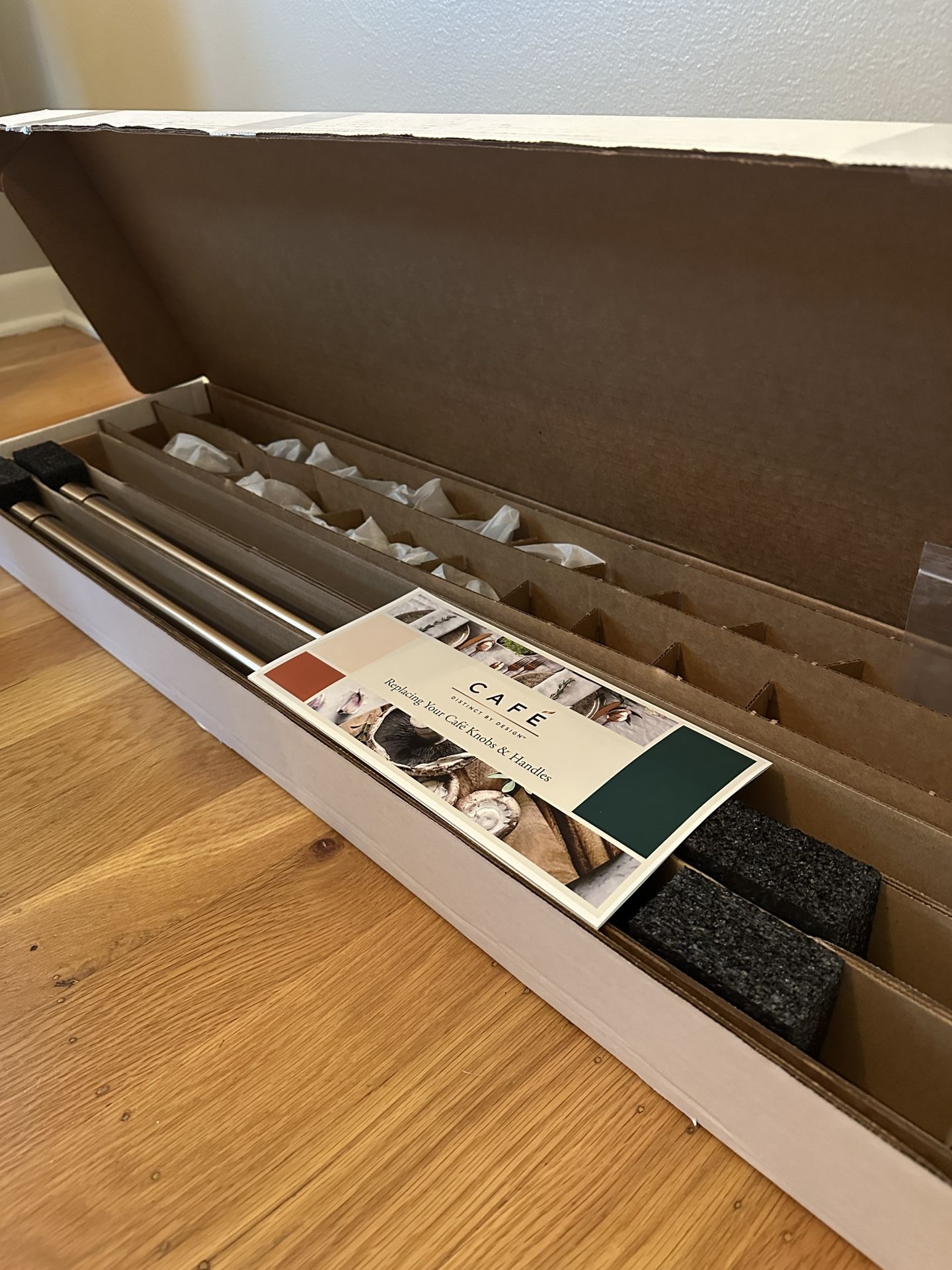 GE Cafe Range Hardware - Brushed Bronze