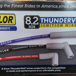 Taylor 8.2mm Thundervolt Spark Plug Wire Set