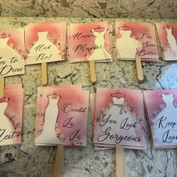 Wedding Dress Shopping Signs