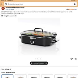 Brand New Magnifique Casserole Slow Cooker