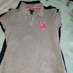 2 US Polo Shirts In Girls Size Xs-s  For 10-12 Yrs Old And A Pair Of Ymi Jeans In Size 0 For $25