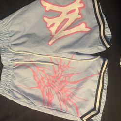 NY Light Blue Shorts 
