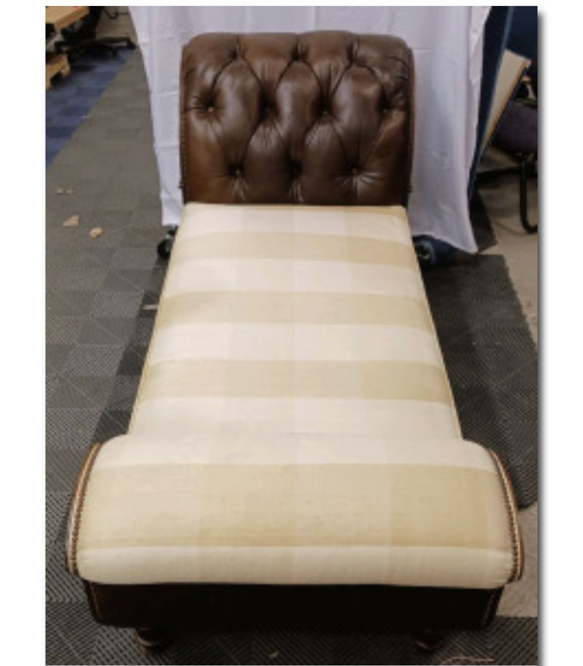 Leather Chaise