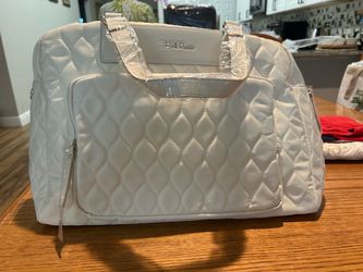 Bella Russo quilted weekender bag.