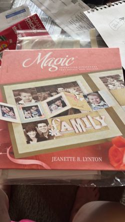 Scrapbooking project book / and items