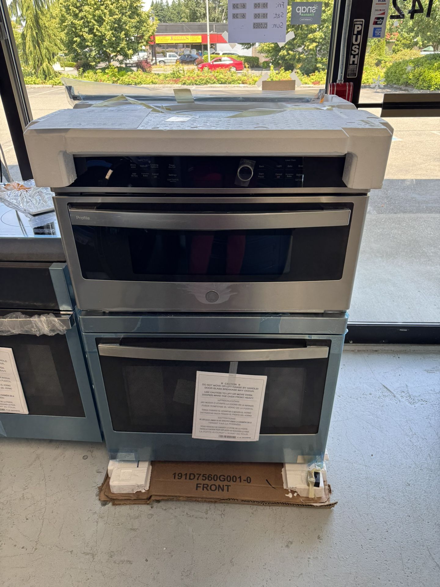 GE Profile 30 Inches Double Electric Wall Oven