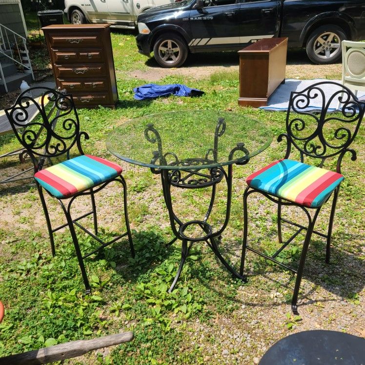 Wrought Iron Patio Set