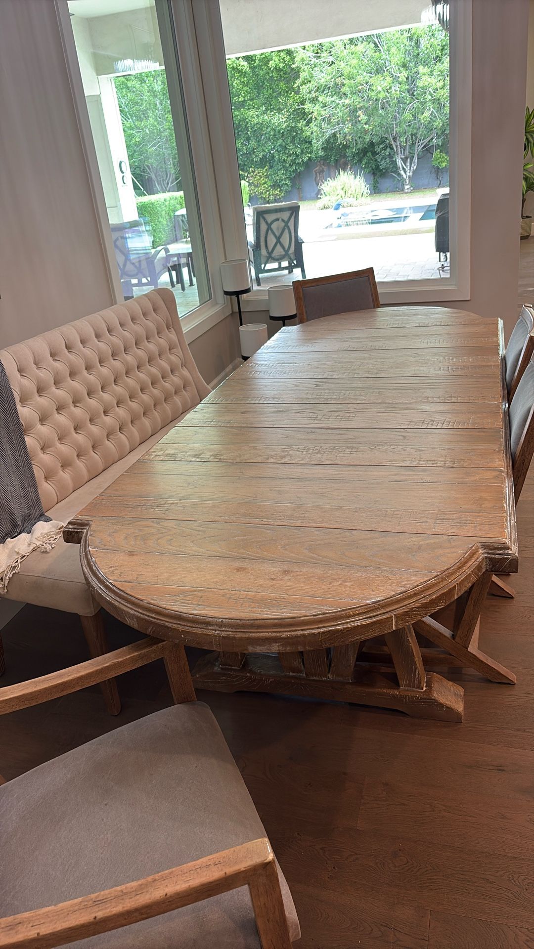 Dining Table And Matching Buffet Table