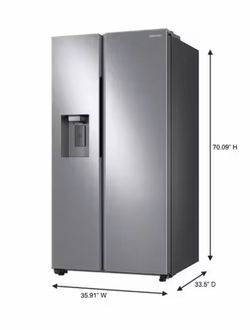 Samsung Fridge 36 in. 27.4 cu. ft. Standard Depth Side by Side
