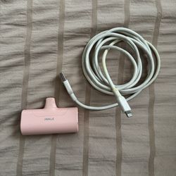 iWalk Portable Charger & Extra Long Anker iPhone Charging Cable
