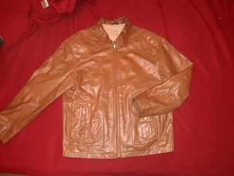 Mens leather jacket M