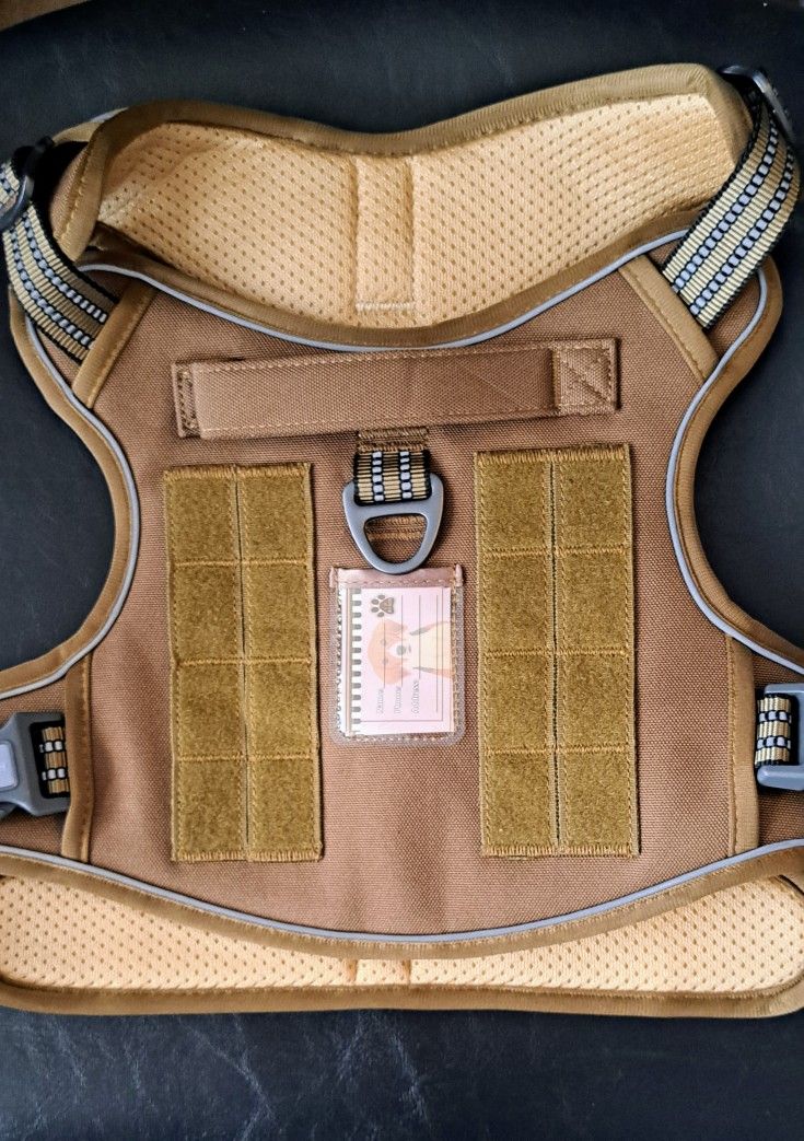 Auroth Tactical Dog Harness Adjustable Medium Dog Vest with Handle SZ-M New