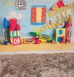 Elmo Backdrop 5x7