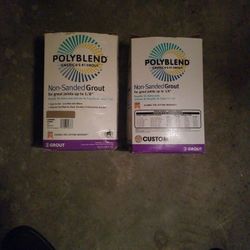 Polyblend Non Sanded Grout 2 Boxes Unopened New