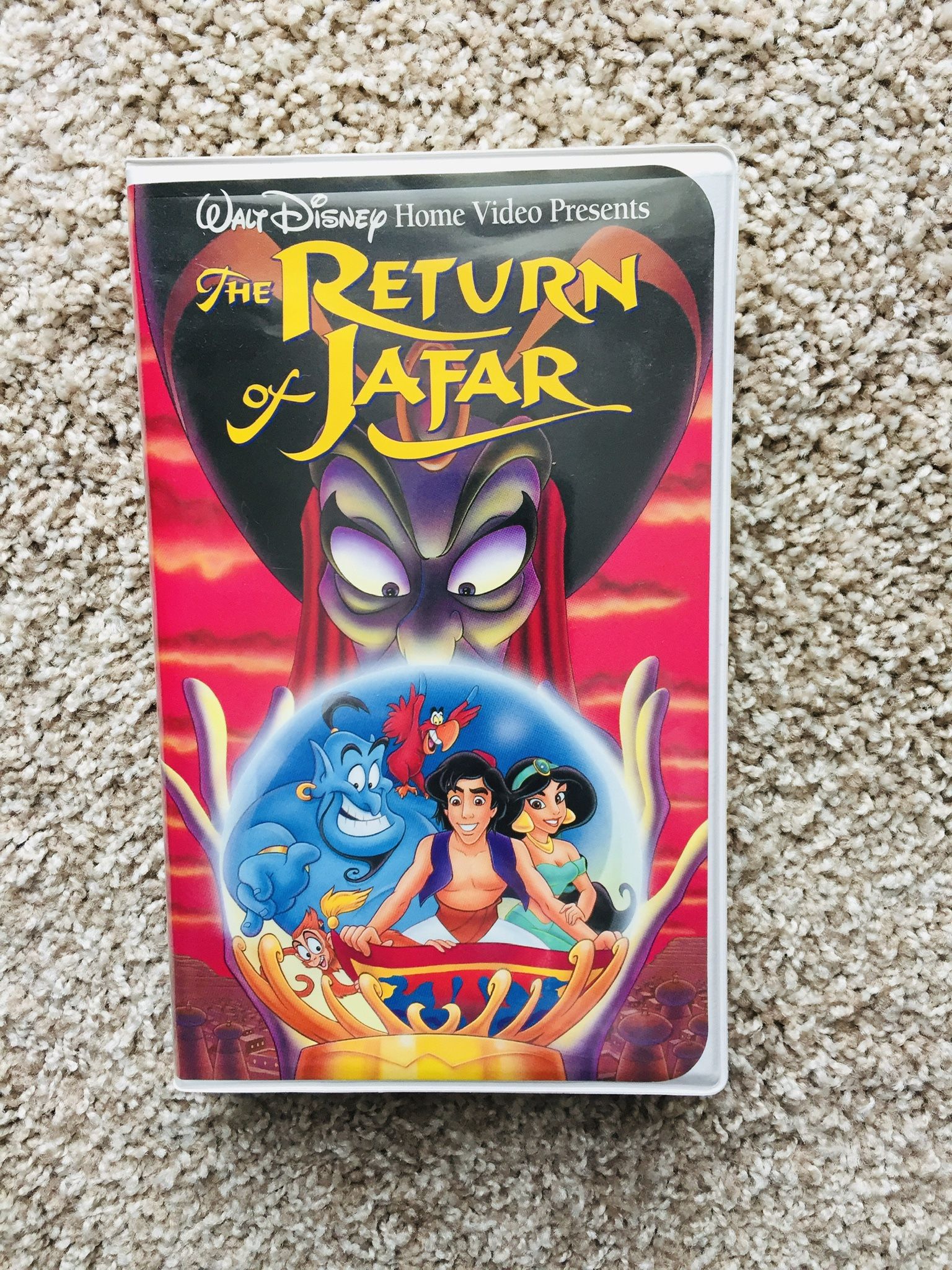 Vintage Antique VHS. “The Return of Jafar”. Like new condition. Lots of fun for children and adults.
