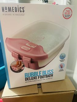 Bubble bliss deluxe footbath