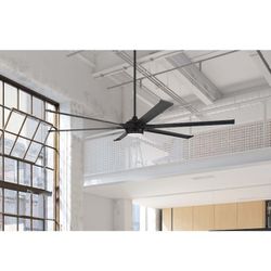 Harbor Breeze Jenson 84-in Black Indoor/Outdoor Ceiling Fan w/Light Remote. NIB