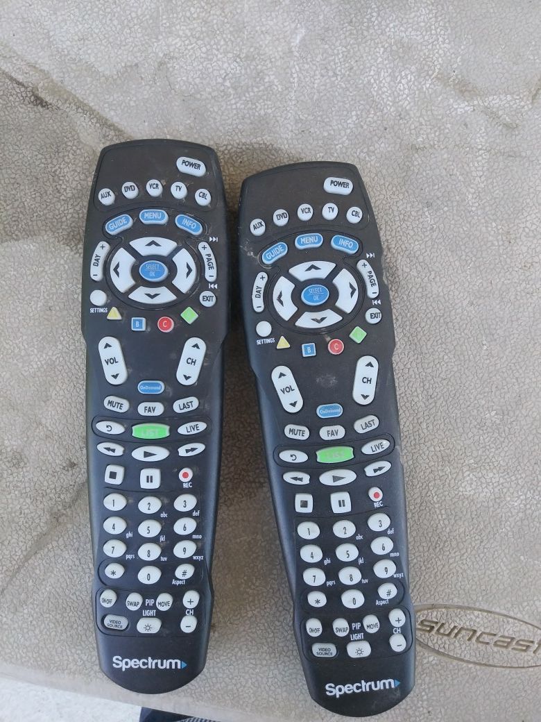 Two new Spectrum remote control