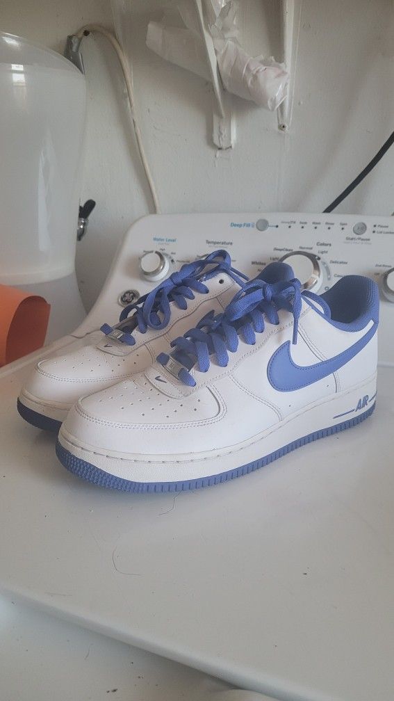 Nike Air Force 1 '07 White Medium Blue