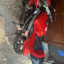 Mini Moto Red Gas 