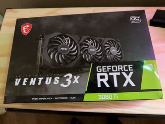 MSI GeForce RTX 3080 Ti VENTUS 3X 12G OC NVIDIA 12GB GDDR6X graphics Card