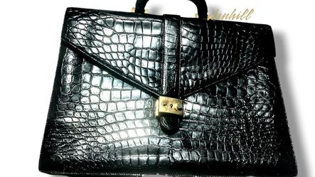 Alligator Portfolio Briefcase Dunhill