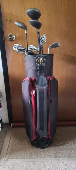 Spalding / Orlimar Graphite Golf Club Set With Cart Bag