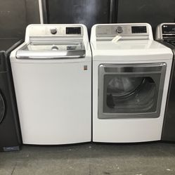New Scratch And Dent LG Washer And Dryer Set. 1 year Warranty 