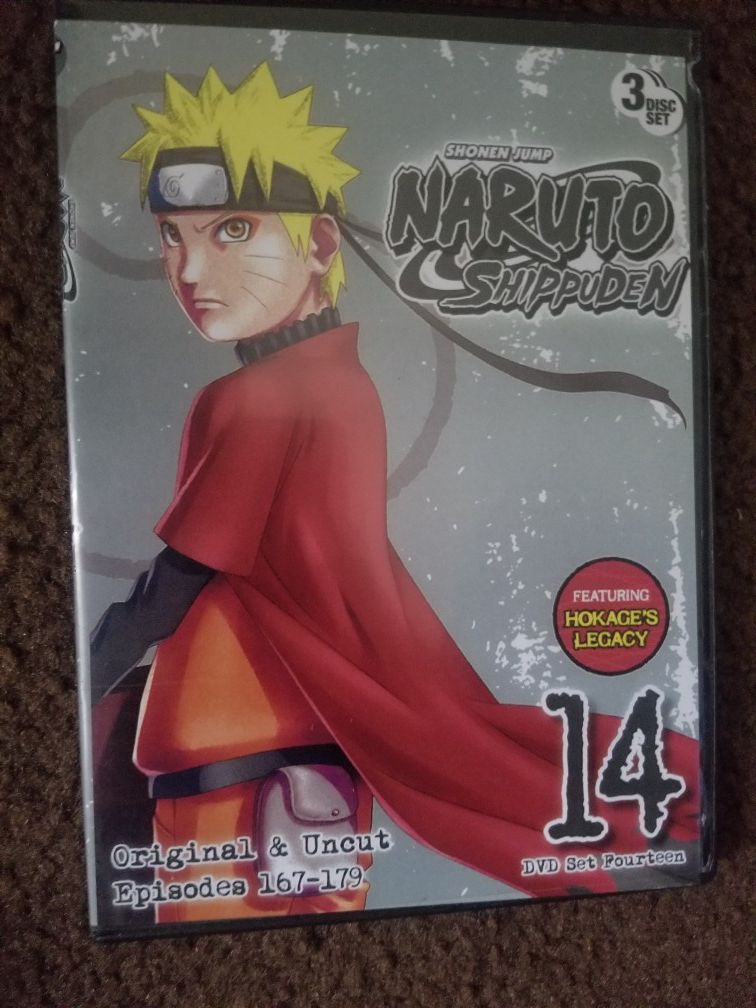 Naruto Shippuden set 14 dvd