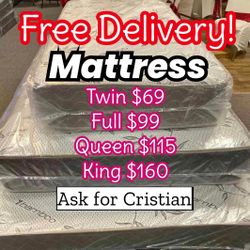New Mattresses  Twin mattress Full mattress Queen mattress  King mattress  Colchones nuevos  Beds 