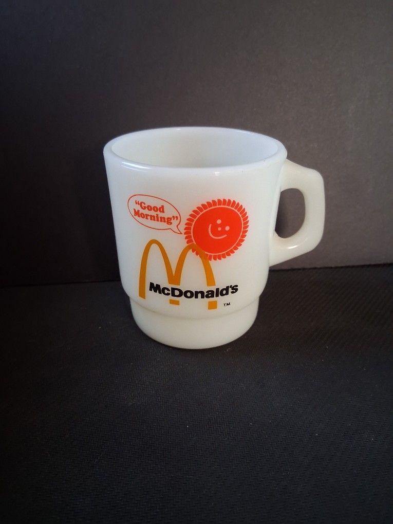 Fire King McDonald's Coffee Cup