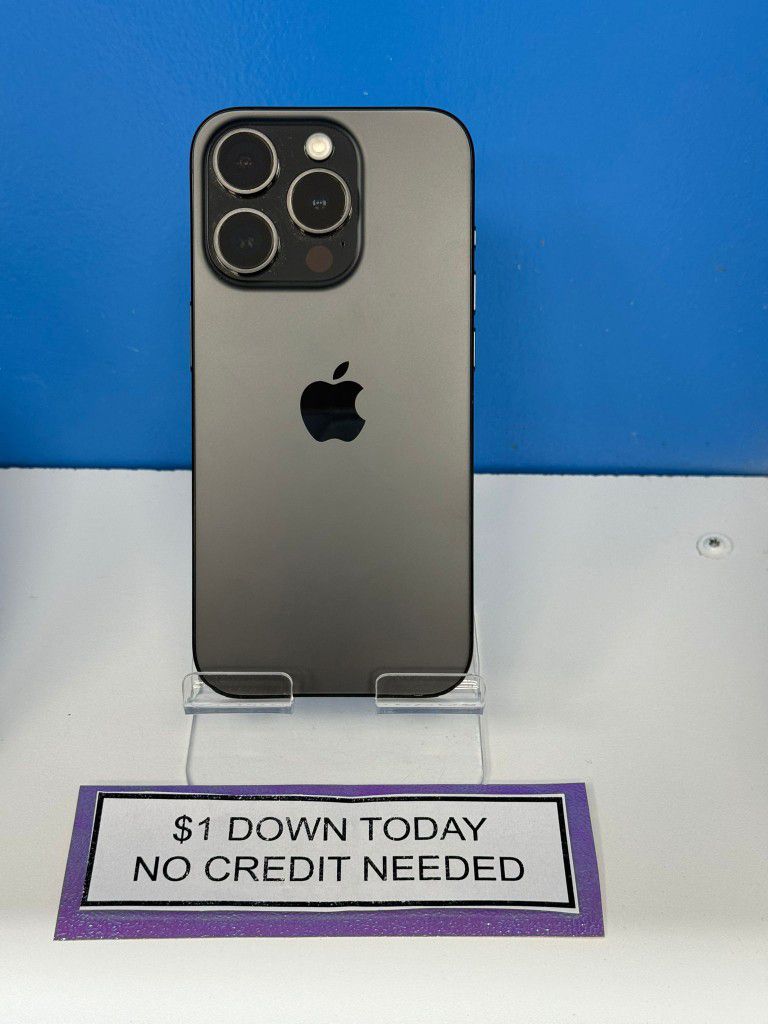 Unlocked Apple IPhone 15 Pro - 90 Days Warranty - Pay $1 Down available - No CREDIT NEEDED