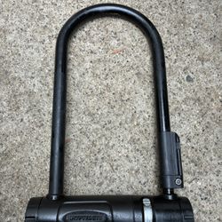 Black Bike Lock