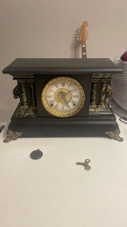 Antique early 19th century E. Ingraham Adrian Mantle Clock