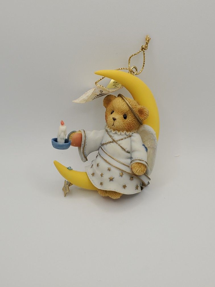 New Cherished Teddies Angel Moon CHRISTMAS FIGURINE ORNAMENT HANGING box
MINT CONDITION, STORED IN THE BOX, COMES WITH ORIGINAL PACKAGING
ANGEL SIT