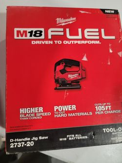 Jigsaw Milwaukee Fuel TOOL ONLY