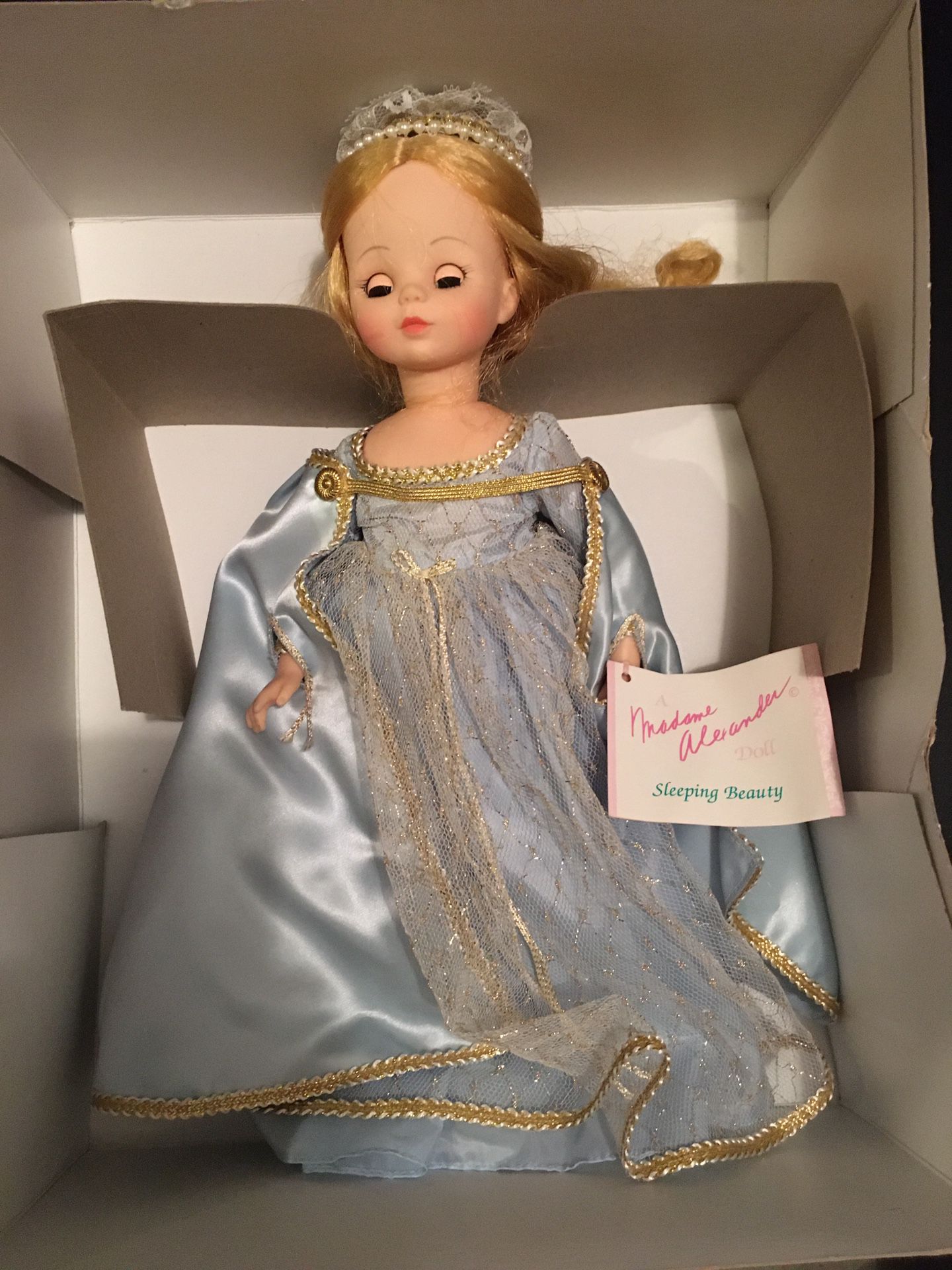 Madame Alexander sleeping beauty doll 14”