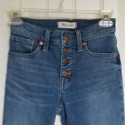Madewell 9" mid Rise Skinny Jean Sz 23 Like new! 