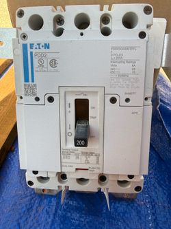 Main breaker PDD 200A, 240V  from Eaton