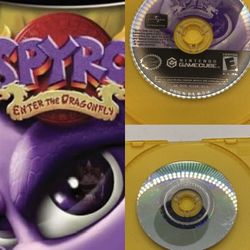 Spyro: Enter the Dragonfly Nintendo GameCube 2002 Disc Only Tested Works