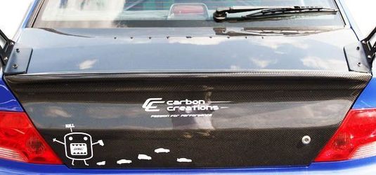 Blemished 2002-2003 Mitsubishi Lancer 2003-2006 Mitsubishi Lancer Evolution 8 9 Carbon Creations OEM Look Trunk - 1 Piece