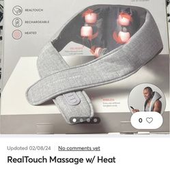 WAS $250!! SALE ONLY $45 🔥BRAND NEW SHARPER IMAGE HEATED NECK MASSAGER.  PORTABLE.  CHARGER INCLUDED.  PERFECT FOR HOME OR TRAVEL.  SAVE 80% 💰💰💰