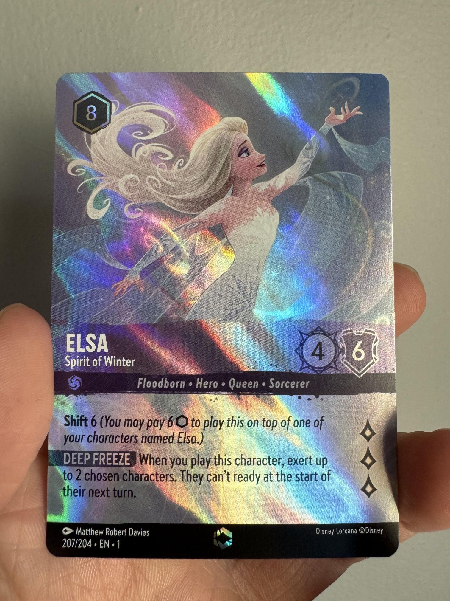 Lorcana elsa Card