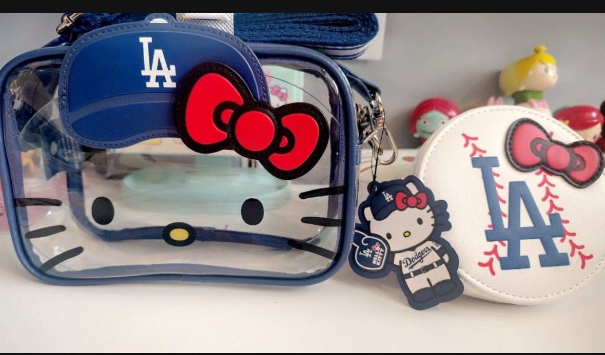 Hello Kitty Dodgers Crossbody Purse