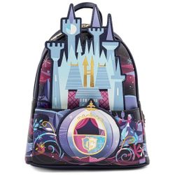 Loungefly Cinderella Castle Mini Backpack NWT 
