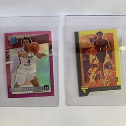 Scottie Barnes 2021 Optic Donruss Chronicles Rated Rookie No. 207