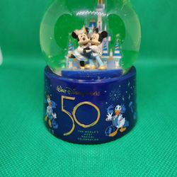 Walt Disney World 50th Anniversary Mini Snow Globe