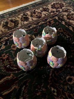 5 candle holder for Halloween decoration.